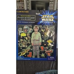 Star Wars Episode I Anakin Skywalker Glow-In-The-Dark  Action Wall Scenes